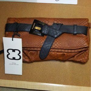 BB Black and Brown Envelope Bag